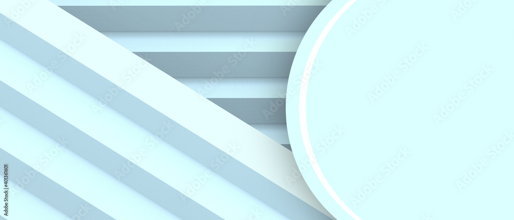Poster abstract geometry shapes and background origami paper and conflicts concept on blue background.copy 