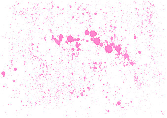 Distressed Effect. Old vintage scratches, stain, paint splats, spots, stripes