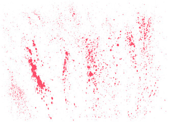 Distressed Effect. Old vintage scratches, stain, paint splats, spots, stripes