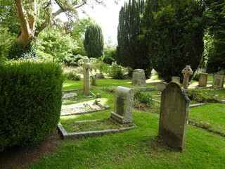View of the cemetery