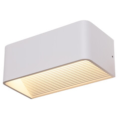 Wall lamp in vintage style on an isolated white background.