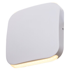 Wall lamp in vintage style on an isolated white background.