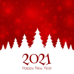 Happy new year 2021 background greeting card, vector illustration