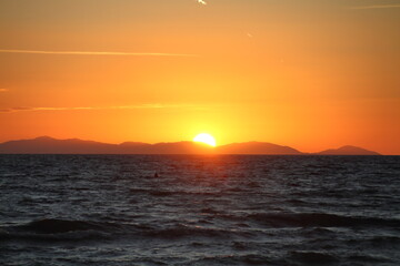 Sunset sea - Tuscan - Italy