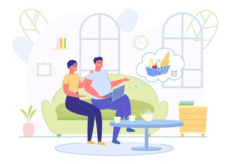 Prompt Banner, Husband and Wife Shop Online Flat.