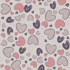 Valentine seamless pattern