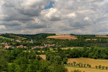 Blick auf Crossen an der Elster,  Saale-Holzland-Kreis, Thüringen, Deutschland