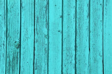 Fototapeta premium wood planks covered with rubbed blue paint