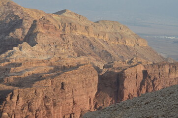 landscape desert mountain Sahara Israel Jordan hike trail