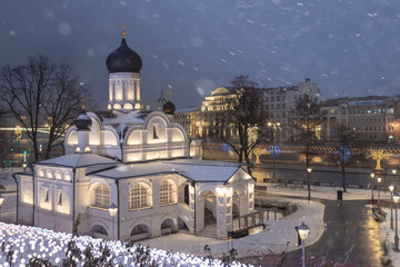 Church of the Conception of Saint Anne early in the morning
