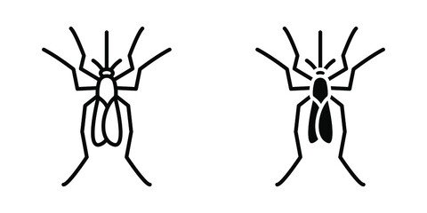 mosquito icon. midge sign. vector illustration