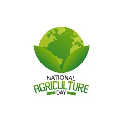 National Agriculture Day Vector Illustration. Suitable for greeting card poster and banner.
