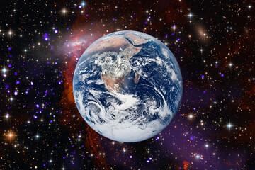 Beautiful earth from space. The elements of this image furnished by NASA.