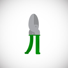 Gardening colored icon on white background