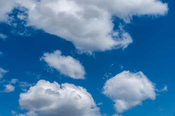 Obraz premium Beautiful blue sky and clouds natural background