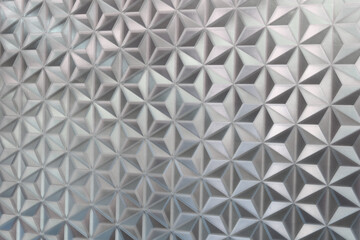 Monochrome contrast Hexagonal wall texture surface. Abstract pattern background.