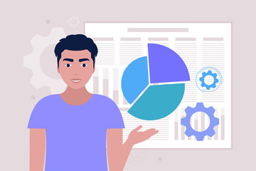 Business analysis concept