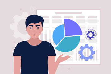 Business analysis concept