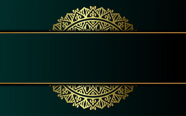 Luxury ornamental mandala background with arabic islamic east pattern style premium vector