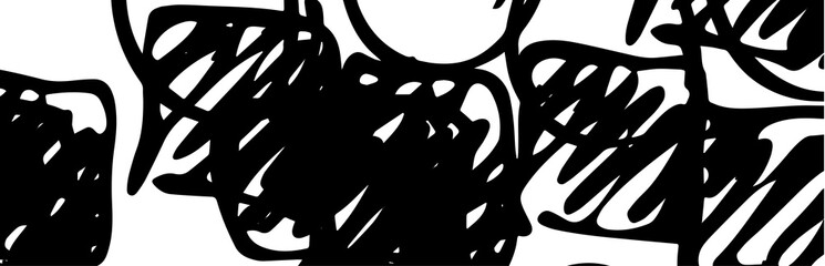 Grunge black and white vector background. Monochrome chaos texture