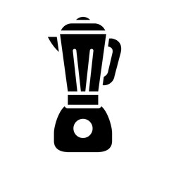 kitchen elements design, blender icon, silhouette style