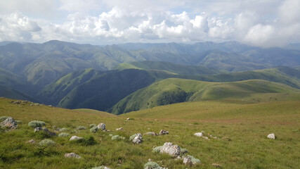 Fototapeta na wymiar Scenery from Emlembe the highest mountain