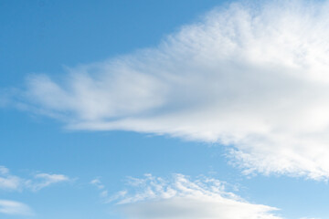 blue sky with clouds