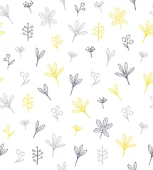 Keuken spatwand met foto 植物のシームレスパターン © slantwise