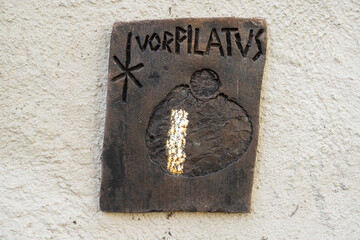 1. Kreuzwegstation, Kapuzinerkloster Wesemlin, Luzern, Schweiz