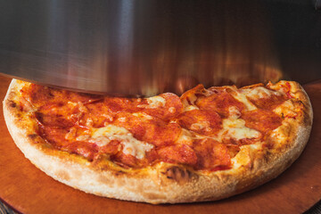 Pizza delicious and fast food
