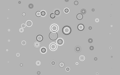 Light Gray vector template with circles.