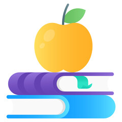 
Modern flat gradient vector of healthy knowledge 
