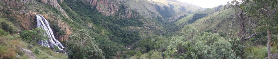 Obraz premium Panoramic scenery at Malolotja National Park