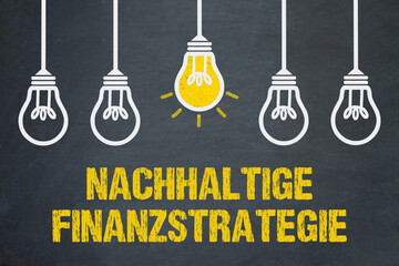 Nachhaltige Finanzstrategie