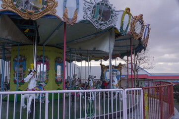 Merry-go-round, Ikoma City, Nara Prefecture.