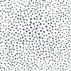 Seamless pattern of different gray spots on a white background. Vector illustration.