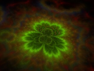 Imaginatory fractal background Image