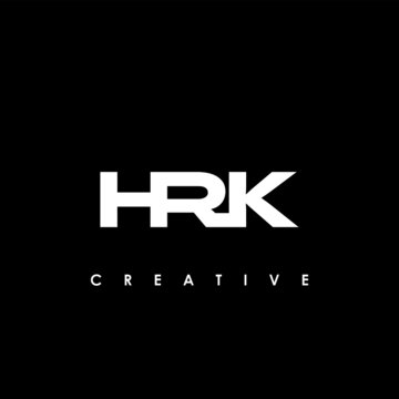HRK Letter Initial Logo Design Template Vector Illustration