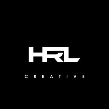 HRL Letter Initial Logo Design Template Vector Illustration