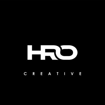HRO Letter Initial Logo Design Template Vector Illustration