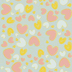 seamless texture with hearts