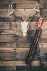 Traditional Archery Deer Hunting Concept