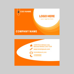 corporate template business card template visiting card vector design.