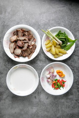 ingredient to make masak lemak cili api