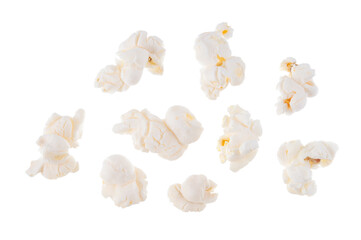 Pop corn collection set isolated on white background