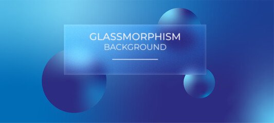Glassmorphism. Abstract background.