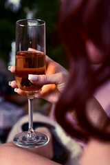 glass of wine
