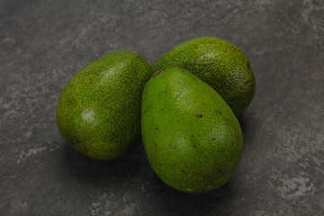 Ripe green dietary avocado - superfood