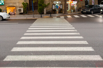 Photos of a pedestrian crossing