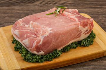 Pork meat piece for cooking